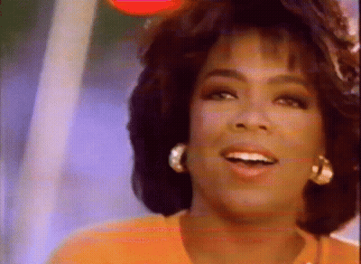 Close Up Woman's Face With Red Sign GIF