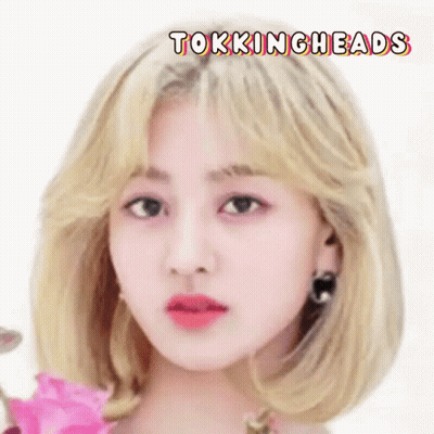 Close Up Woman's Face With Talkingheads GIF