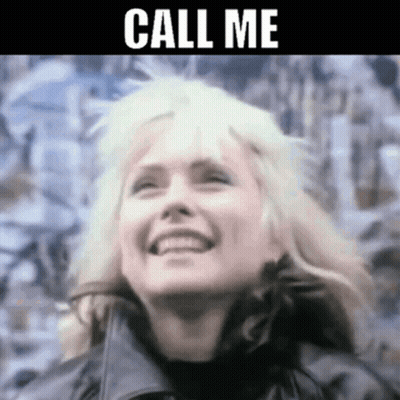Close-Up Woman Saying Call Me GIF