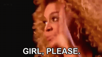 Close Up Woman Saying Girl Please GIF