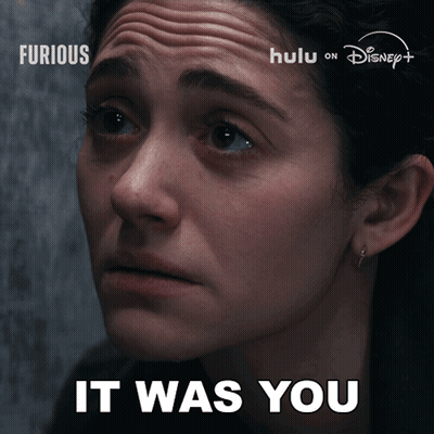 Close Up Woman Saying It Was You GIF