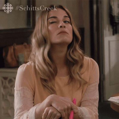 Close Up Woman #Schitts Creek GIF