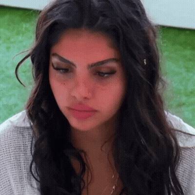 Close Up Woman Serious Expression GIF