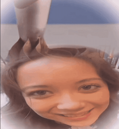 Close Up Woman With Eyes Closed GIF