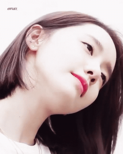 Close Up Woman With Red Lipstick GIF