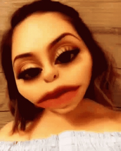 Close Up Woman With Very Large Mouth GIF