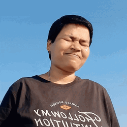 Closed Eyes Nodding Head GIF