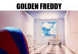Closing Door Golden Freddy GIF
