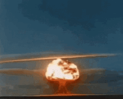 Cloud Mushroom Atomic Bombings GIF