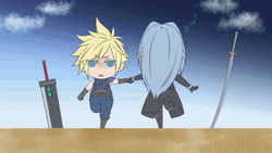 Cloud Strife Cloud Sephiroth GIF