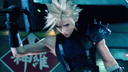 Cloud Strife Final Fantasy Satisfied GIF