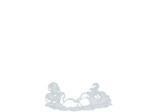 Cloud With Blue Star Sticker