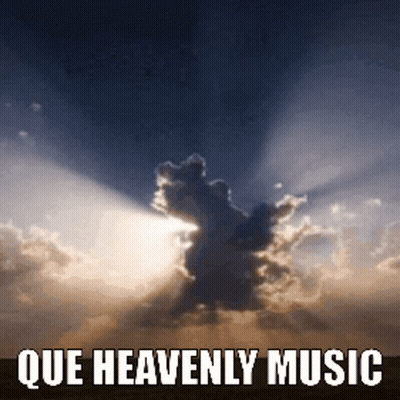 Cloud With Que Heavenly Music GIF