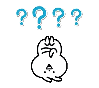 Cloud With Question Mark Sticker
