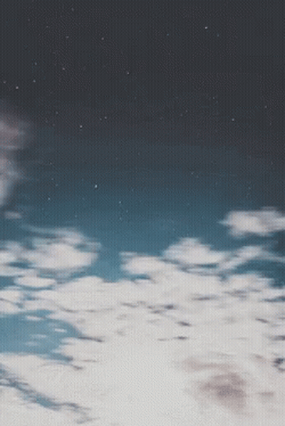 Cloudy Sky Reflected In Water GIF