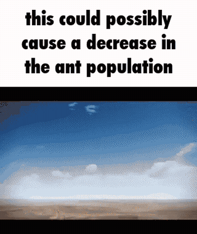 Cloudy Sky This Could Possibly Cause A Decrease In The Ant Population GIF