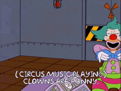 Clown Are Funny Simpsons GIF