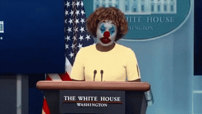 Clown At Podium White House GIF