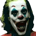 Clown Face With Open Mouth And Green Hair Sticker