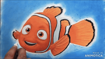 Clown Fish Saying Made In Animatica GIF