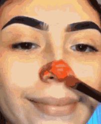 Clown Girl Make Up GIF