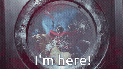 Clown In Washing Machine Says I'm Here GIF