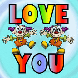 Clown Love You GIF