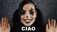 Clown Makeup Halloween Bilintina Ciao Meme