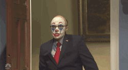 Clown Makeup Joker Entrance Saturday Night Live GIF