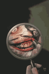 Clown Makeup Putting Lipstick Mirror Joker GIF