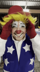 Clown Peek A Boo GIF