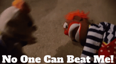 Clown Saying No One Can Beat Me GIF
