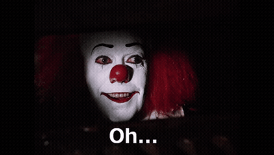 Clown Saying Oh GIF