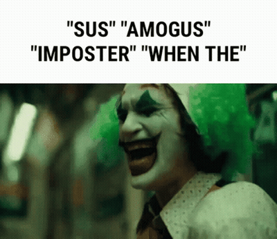Clown Saying Sus GIF