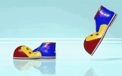 Clown Shoes Moving By Itself GIF
