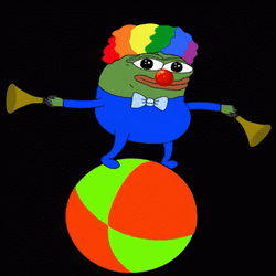 Clown Show Ball Walking GIF