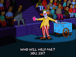 Clown Show Looking For Someone GIF