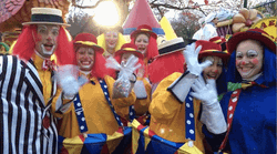 Clown Show Waving GIF