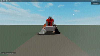 Clown Sitting On Throne In Roblox Game GIF