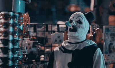 Clown Smoking Cigarette GIF