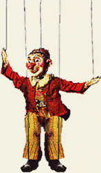Clown String Puppet GIF