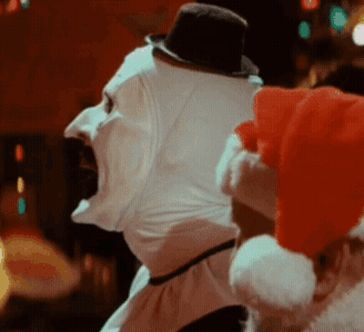 Clown Wearing Top Hat Close Up GIF