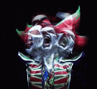 Clown With British Flag Jacket GIF