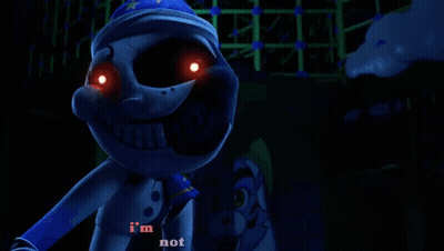 Clown With Glowing Red Eyes Says I'm Not Taking Any Crap GIF