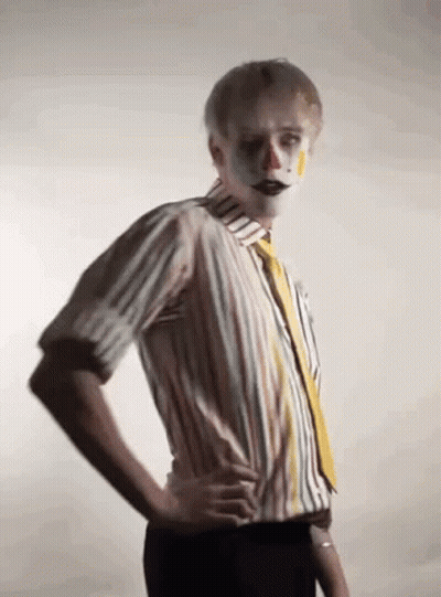 Clown With Hands On Hips GIF