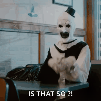 Clown With Top Hat Saying Is That So GIF