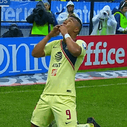 Club America Kneeling Looked Up GIF