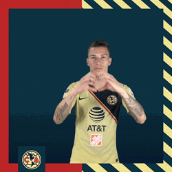 Club America Mateus Uribe Heart Sign GIF