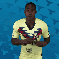 Club America Renato Ibarra Jersey Logo Flexing GIF