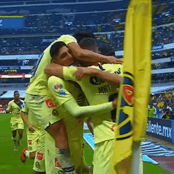 Club America Team Victory Hug GIF